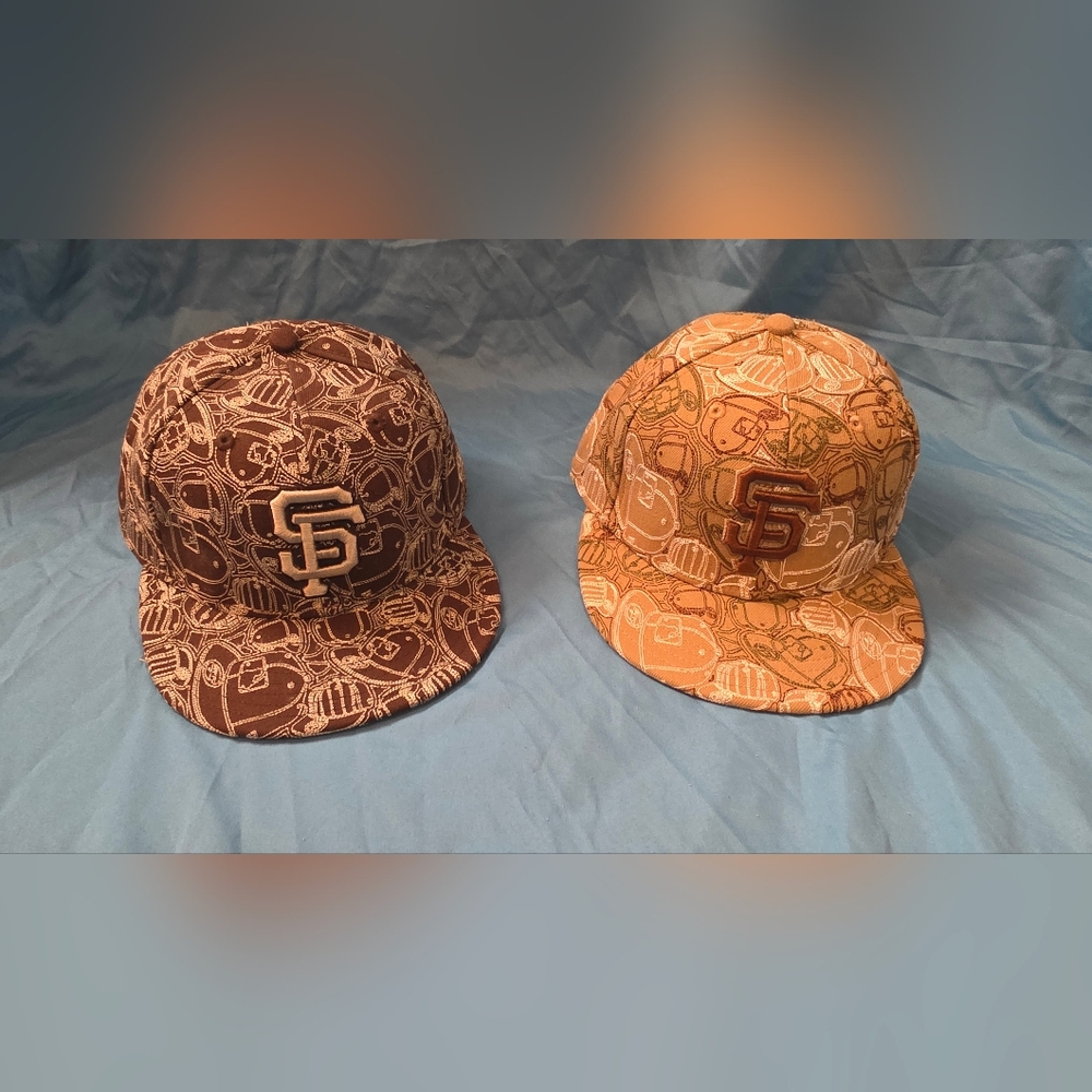 New Era Giants Brown and Tan 59FIFTY Set